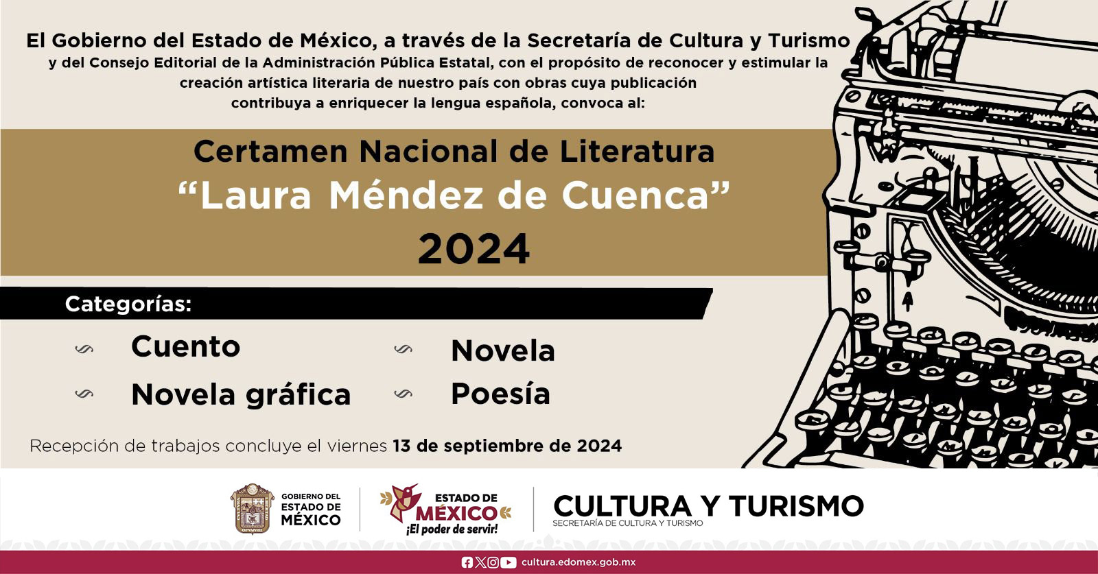 CERTAMEN NACIONAL DE LITERATURA "LAURA MENDEZ DE CUENCA" 2024