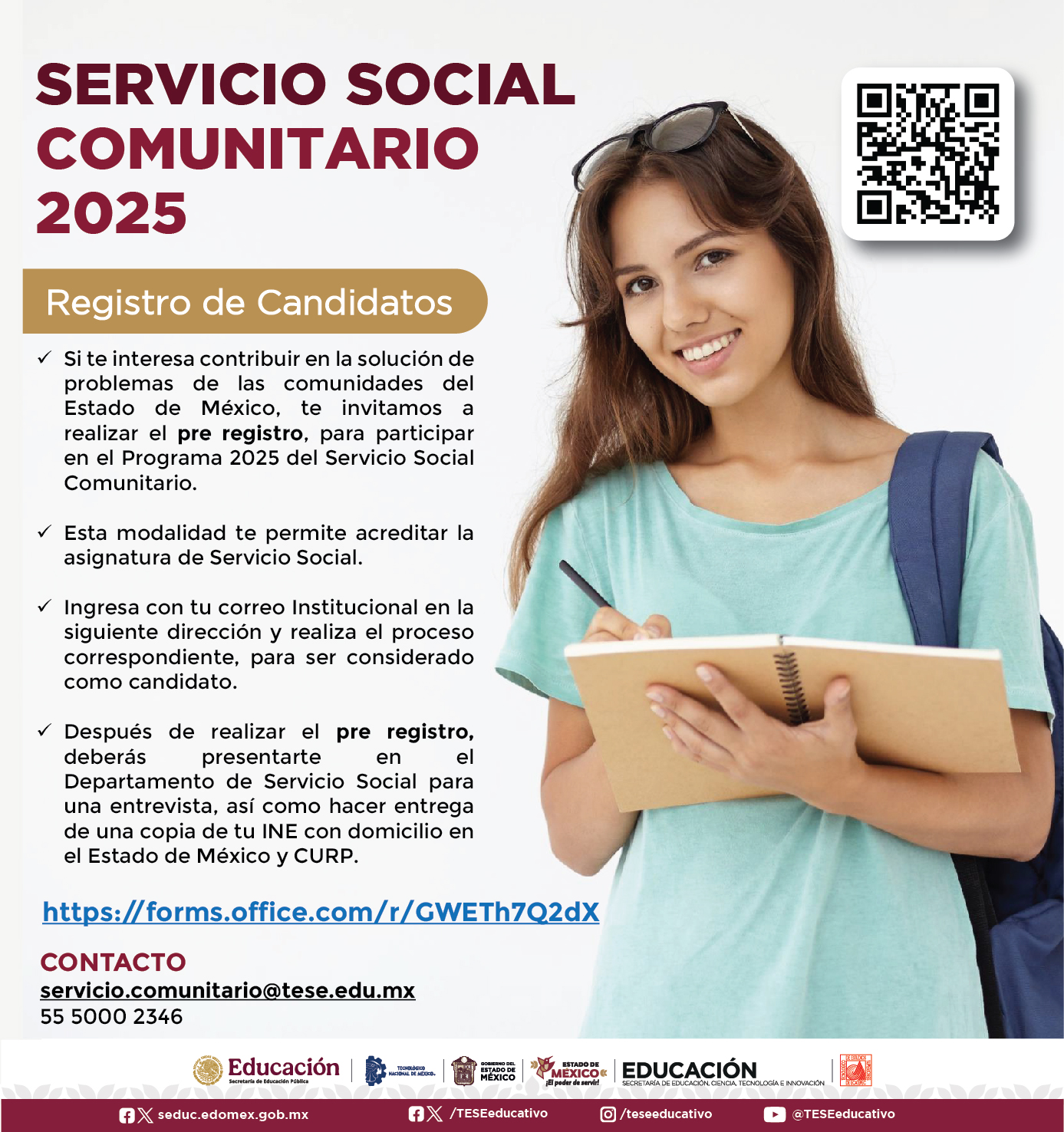 Convocatoria Servicio Social Comunitario 2025